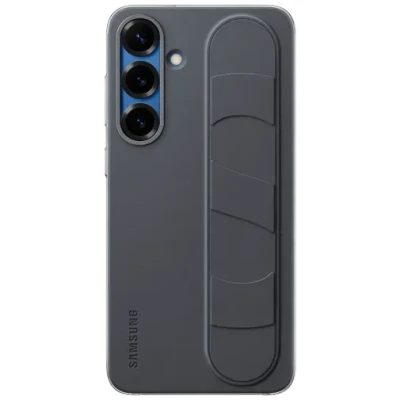 Billede af Samsung Standing Grip Silikone Back Cover Sort Galaxy S25+