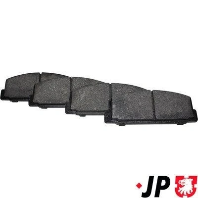 Billede af JP GROUP 3863700610 Bremseklodser bagaksel Ekskl. slidadvarselskontakt MAZDA: 6 Stationcar, Hatchback, Sedan