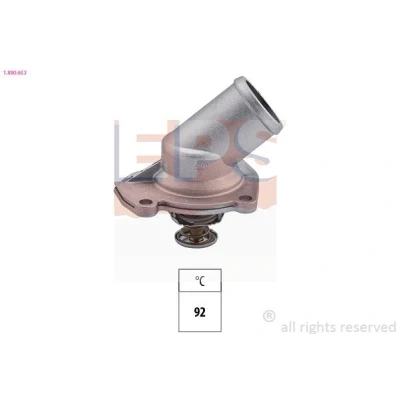 Billede af EPS 1.880.653 Termostat 92 Made in Italy OE Equivalent med pakning OPEL: Astra H Caravan, Corsa D Hatchback, G Caravan