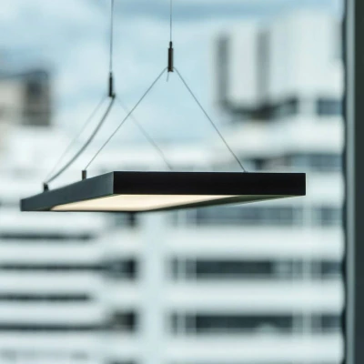 Billede af SLV Worklight LED kontorpendel, sort