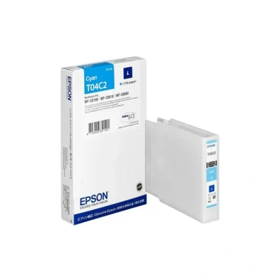 Billede af Epson T04C2 cyan blækpatron 1.700 sider original C13T04C240