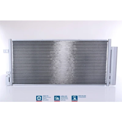 Billede af NISSENS 940581 Kondensator med tørrer Aluminium 695 R 134a CHEVROLET: Aveo Hatchback