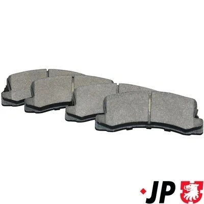 Billede af JP GROUP 4863700110 Bremseklodser bagaksel med akustisk advarsel for slid TOYOTA: Corolla VIII Compact, Liftback, Avensis I Stationcar