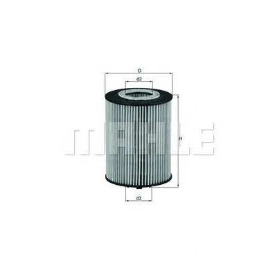 Billede af MAHLE ORIGINAL OX 367D Oliefilter Filterindsats BMW: 5 Sedan, Touring, X5, AUDI: Q3, VOLKSWAGEN: Crafter Van