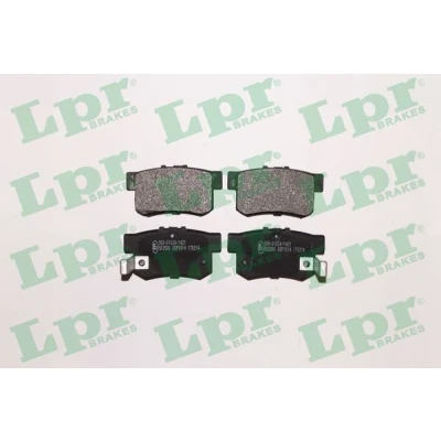 Billede af LPR 05P1014 Bremseklodser HONDA: CR V 2, FR V, Stream I