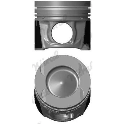 Billede af NÜRAL 87 424907 00 Motor Stempel 80,5 med kølekanal, stempelringholder, til Trapez plejlstang