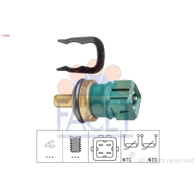 Billede af FACET 7.3260 Sensor, kølevæsketemp. Made in Italy OE Equivalent