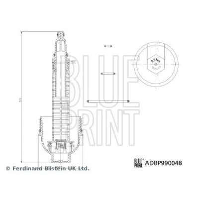 Billede af BLUE PRINT ADBP990048 Dæksel, oliefilterhus 84mm BMW: 3 Sedan, Coupe, Touring