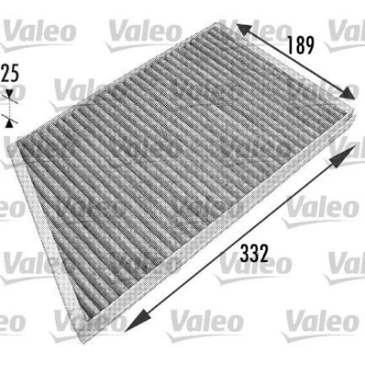 Billede af VALEO CLIMFILTER PROTECT 698743 Kabinefilter Aktivkulfilter 340 198 25 MERCEDES BENZ: C klasse Sedan, T modell, CLK Cabriolet