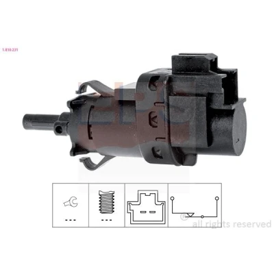 Billede af EPS 1.810.231 Bremselyskontakt mekanisk Made in Italy OE Equivalent VOLVO: V50, MAZDA: 2 Hatchback, FORD: Focus