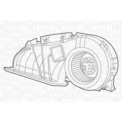 Billede af MAGNETI MARELLI 069401324010 Kabineblæser RENAULT: CLIO 2