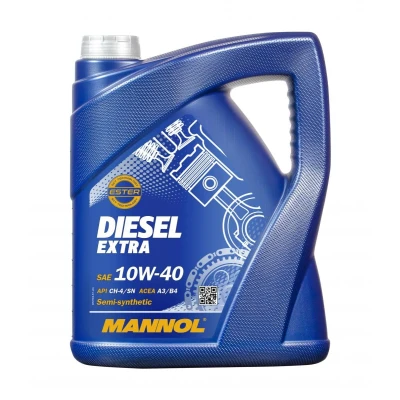 Billede af Mannol Diesel Extra 10W 40 5l Motorolie MN7504 5 VOLKSWAGEN: up! Hatchback, Polo V Golf 7, AUDI: A6 C7 Avant, A4 B8 A3 Sportback