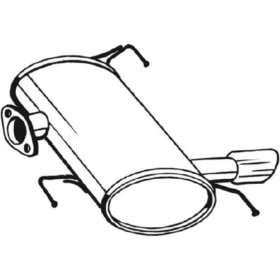 Billede af BOSAL 247 009 Lydpotte BMW: 3 Sedan