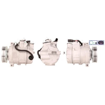 Billede af LUCAS ACP501 Kompressor PAG 46 R134a med pakninger