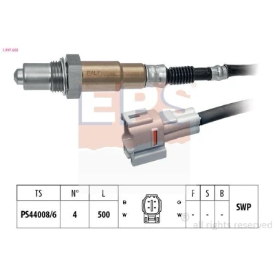 Billede af EPS 1.997.565 Lambdasonde Made in Italy OE Equivalent opvarmet, pladesonde, Gevind, forsmurt SUZUKI: SWIFT 3, Liana Hatchback, Ignis I