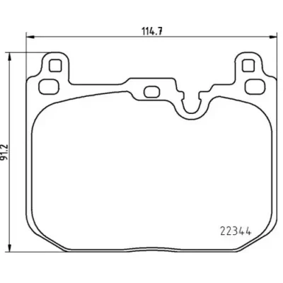Billede af VAICO V20 3131 Bremseklodser Q+, original equipment manufacturer quality foraksel Forberedt til slidindikator BMW: X1, 1 Hatchback, 2 Gran Coupe