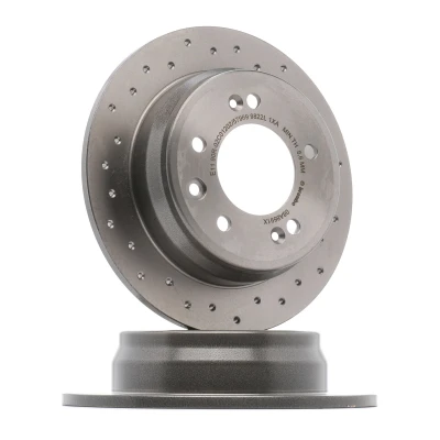 Billede af BREMBO 08.A869.1X Bremseskiver 262 10 5 fuldstændigt, hullet coatet med skruer HYUNDAI: i30 I Hatchback, Stationcar, Tucson