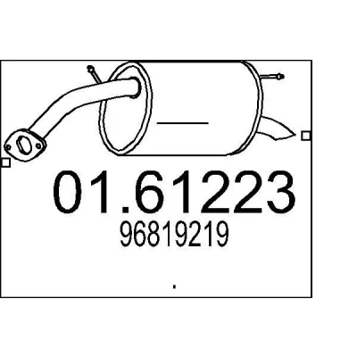 Billede af MTS 01.61223 Lydpotte 800 CHEVROLET: Spark
