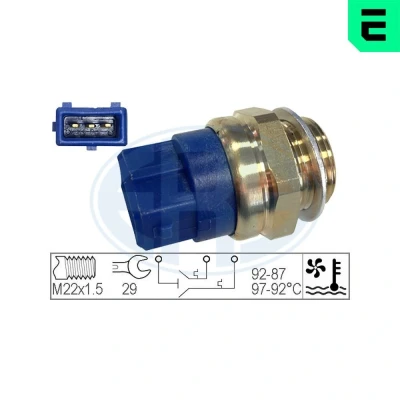 Billede af Temperaturkontakt, kølerventilator ERA 330272