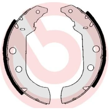 Billede af BREMBO S 61 517 Bremsebakker 229 42 med tilbehør