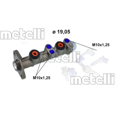 Billede af METELLI 05 0006K Bremsehovedcylinder 19,05 Støbejern FIAT: 128 Sedan, 132