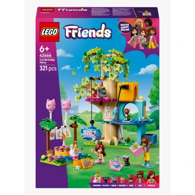 Billede af LEGO Friends 42666 Katte fødselsdagsfest og trætophus