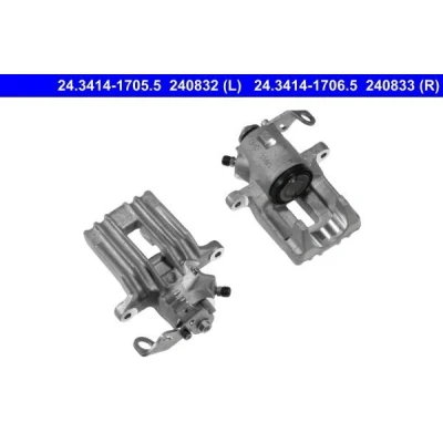 Billede af ATE 24.3414 1706.5 Bremsekaliber uden holder VOLKSWAGEN: Golf 4, 4 Variant, Bora Sedan, AUDI: A3 Hatchback, TT Coupe, Roadster