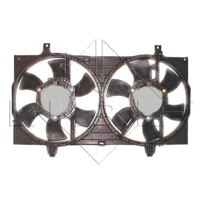 Billede af NRF 47304 Køleventilator 320 12 100/100 med kølerventilatorramme (karm) NISSAN: Almera II Hatchback