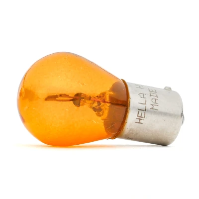 Billede af HELLA 8GA 006 841 251 Glødepære 24 21 PY21W Halogen foran og bagved MERCEDES BENZ: ACTROS MP4, MAN: L 2000