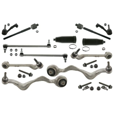 Billede af FEBI BILSTEIN 46285 Rep.sæt, bærearm krydsarm venstre foraksel, højre foraksel med koblingsstang BMW: 3 Touring, 1 Hatchback, Sedan