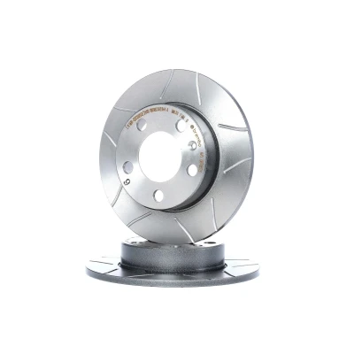 Billede af BREMBO MAX LINE 08.7165.75 Bremseskiver 230 9 5 fuldstændigt, opslidset coatet med skruer SEAT: Arona, Toledo 4, Ibiza 4 ST