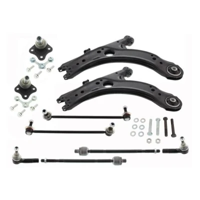 Billede af MAPCO 53704/3 Bærearmssæt venstre foraksel, højre foraksel med sikringsskruesæt, koblingsstang, styrestang VOLKSWAGEN: Golf 4, 4 Variant