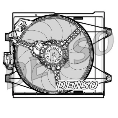 Billede af DENSO DER09048 Køleventilator 12 300 FIAT: 500 Hatchback