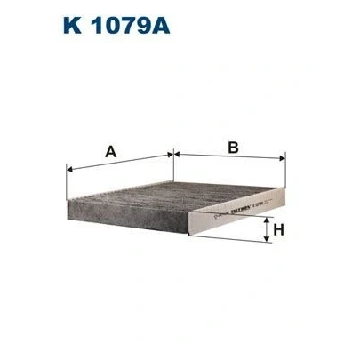 Billede af FILTRON K 1079A Kabinefilter Aktivkulfilter 248 216 30 VOLKSWAGEN: Polo V Hatchback, IV Fox SKODA: Fabia 2, 1 Combi