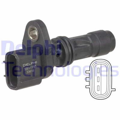 Billede af DELPHI SS11155 Impulsensor 3 NISSAN: Navara Pick up, Primera Stationcar, Almera II Hatchback