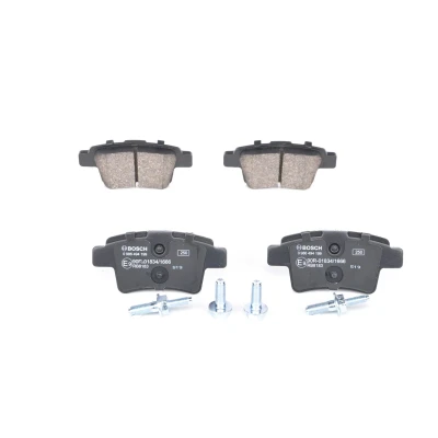 Billede af BOSCH 0 986 494 199 Bremseklodser Low Metallic med anti knirke plade, skruer tilbehør CITROËN: C4 Picasso 1, I Grand Picasso, 2