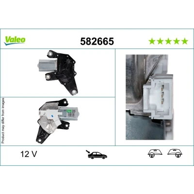 Billede af VALEO 582665 Viskermotor 12 bag til venstre /højrestyring DACIA: SANDERO 2