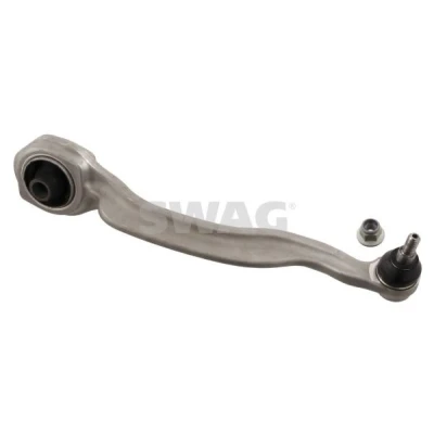 Billede af SWAG 10 93 0195 Bærearm med låsemøtrik leje, bære /styreled nede, højre foraksel, foran krydsarm Aluminium 19,5 MERCEDES BENZ: S klasse Sedan