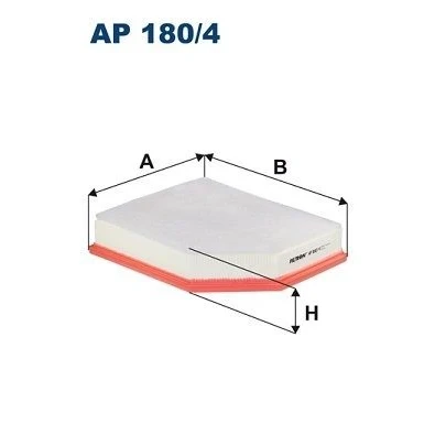 Billede af FILTRON AP 180/4 Luftfilter 57,5 285 234, 198 Filterindsats VOLVO: V90 II Stationcar, V60 II, S90