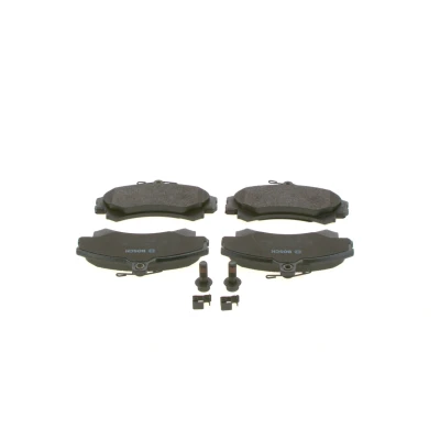 Billede af BOSCH 0 986 424 371 Bremseklodser Low Metallic med akustisk advarsel for slid monteringsvejledning, anti knirke plade, skruer