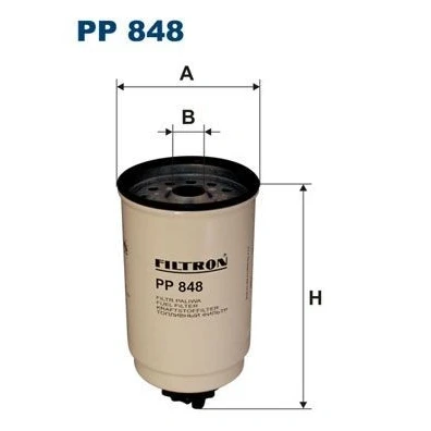 Billede af FILTRON PP 848 Brændstoffilter Påskruet filter FORD: Transit Mk2 Ladvogn/Chassis, Mk3 Mk4 Bus