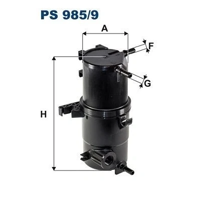 Billede af FILTRON PS 985/9 Brændstoffilter Ledningsfilter 10 VOLKSWAGEN: Amarok Pick up