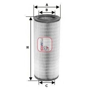 Billede af SOFIMA S 7265 A Luftfilter 249 146 Filterindsats ALFA ROMEO: 156 Sedan, Sportwagon
