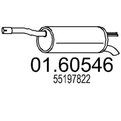 Billede af MTS 01.60546 Lydpotte 825 FIAT: Doblo I Stationcar