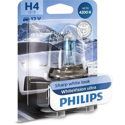 Billede af PHILIPS 12342WVUB1 Pære, fjernlys H4 12V 60/55w 4500K Halogen VOLKSWAGEN: Polo V Hatchback, up! Transporter 5 Bus, SUZUKI: SWIFT 4