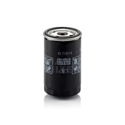 Billede af MANN filter W 719/14 Oliefilter 3/4 16 UNF med to returløbs stop ventiler Påskruet JEEP: Cherokee III, Grand I, II