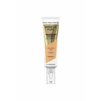 Billede af MAX Factor Miracle PURE Skinimproving Foundation 33 Crystal Beige 30ML Foundation, Dame, Størrelse: 30 ml, Multicolor