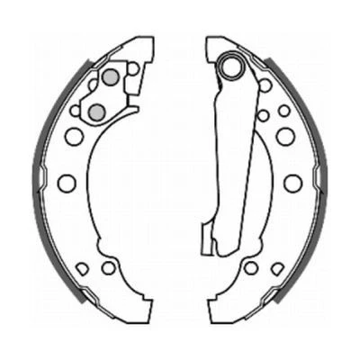 Billede af KRAFT 6020010 Bremsebakker 180,0 31,0 VOLKSWAGEN: Lupo / 3L, GOLF 2, 3, AUDI: A2, SEAT: Ibiza 2