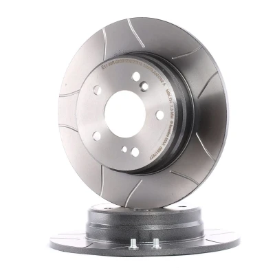 Billede af BREMBO MAX LINE 08.5178.77 Bremseskiver 278 9 5 opslidset, fuldstændigt coatet med skruer MERCEDES BENZ: C klasse Coupe, W124 Sedan, Sedan