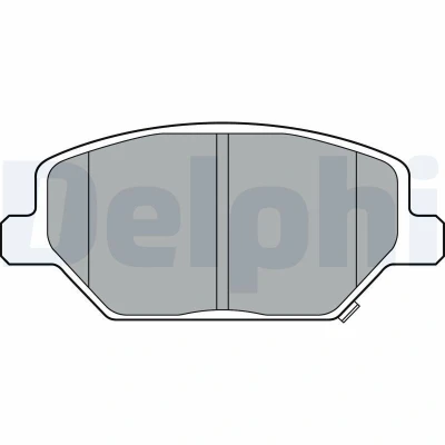 Billede af DELPHI LP3371 Bremseklodser med akustisk advarsel for slid anti knirke plade uden tilbehør OPEL: Insignia B Sports Tourer, Grand Sport